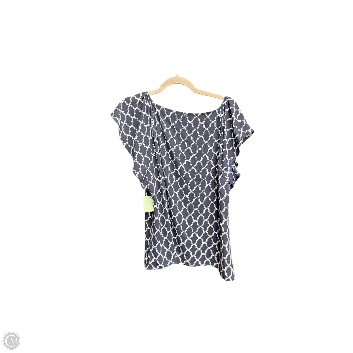 Top Sleeveless By Ann Taylor In Navy, Size: L