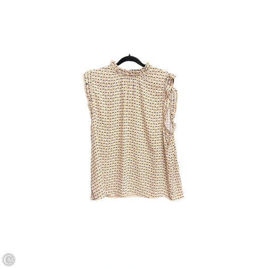Top Sleeveless By Ann Taylor In Floral Print, Size: L
