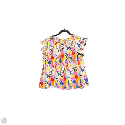 Top Short Sleeve By Thml In Floral Print, Size: Xl
