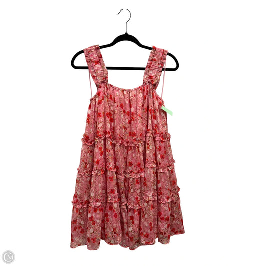 Dress Casual Short By Endless Rose In Floral Print, Size: S