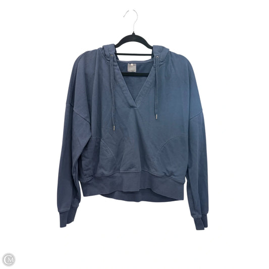 Sweatshirt Hoodie By Calia In Blue, Size: M