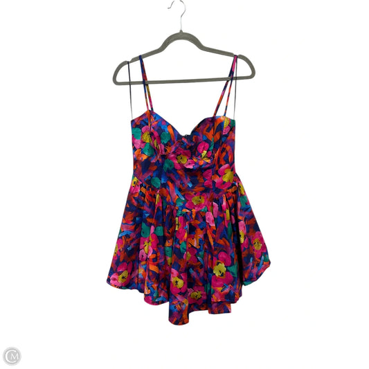 Dress Casual Short By Clothes Mentor In Floral Print, Size: M