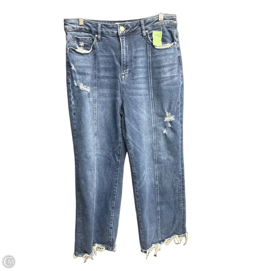 Jeans Straight By Clothes Mentor In Blue Denim, Size: 10