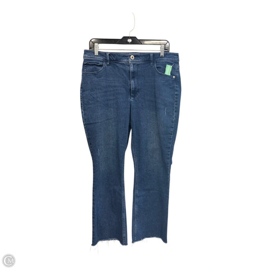 Jeans Flared By J. Jill In Blue Denim, Size: 12