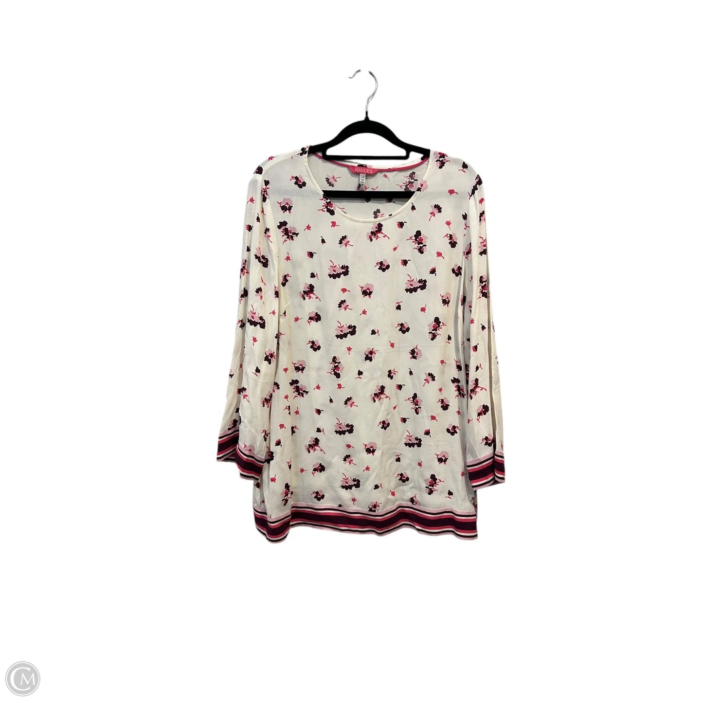 Top Long Sleeve By Joules In Floral Print, Size: M