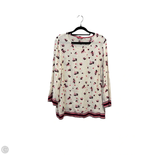 Top Long Sleeve By Joules In Floral Print, Size: M