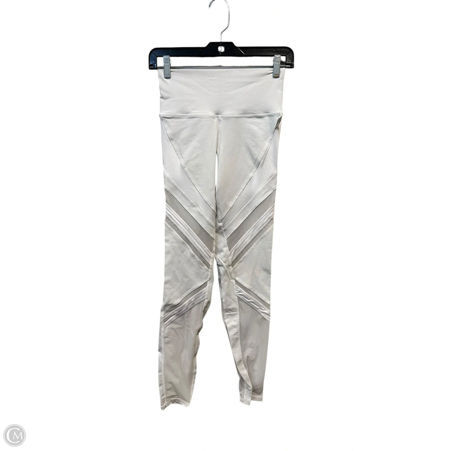 Athletic Leggings By Alo In White, Size: S