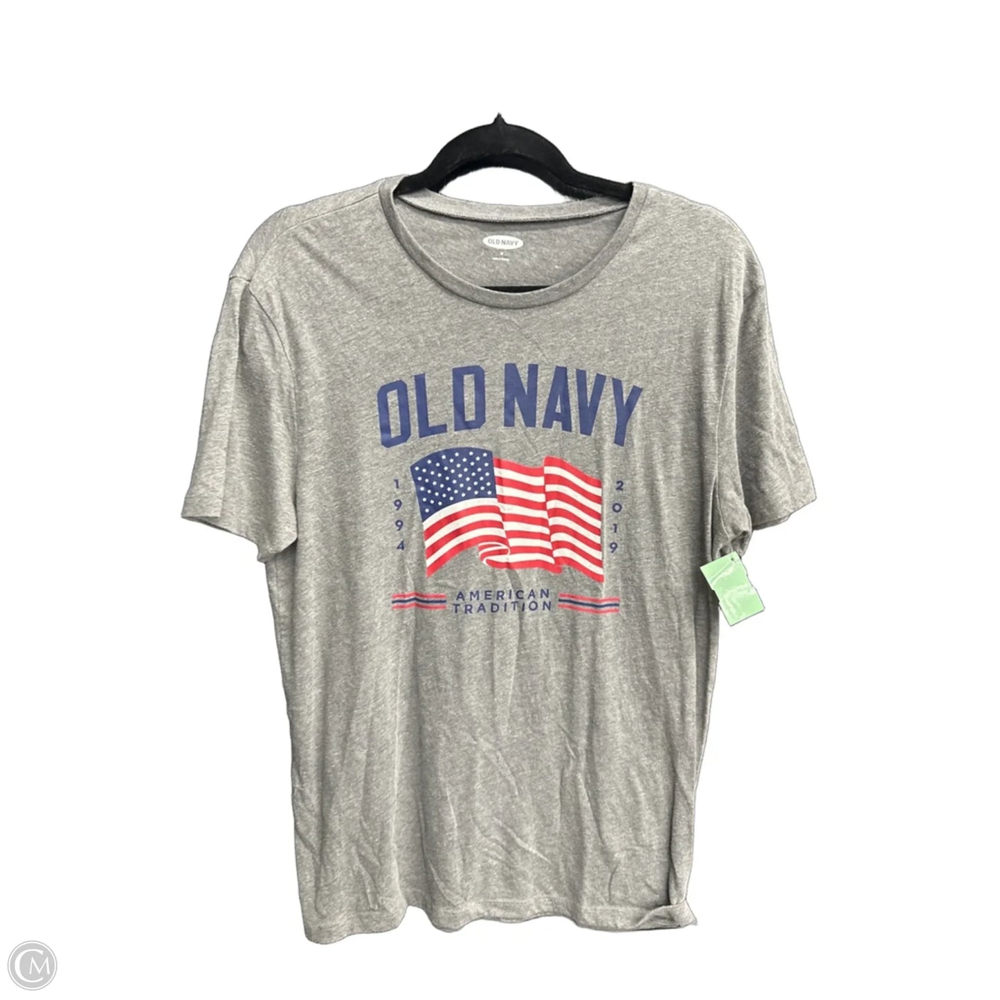Top Short Sleeve By Old Navy In Grey, Size: M
