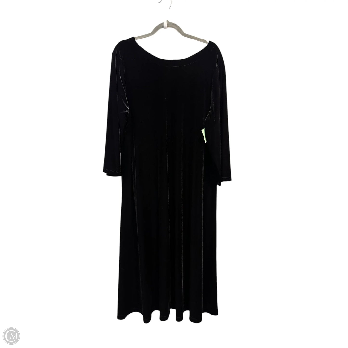 Dress Casual Maxi By Chicos In Black, Size: 2x