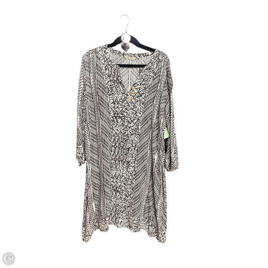 Dress Casual Short By Soft Surroundings In Black & Tan, Size: 3x