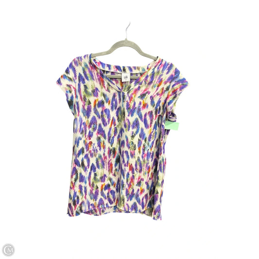 Top Sleeveless By Cabi In Multi-colored, Size: S