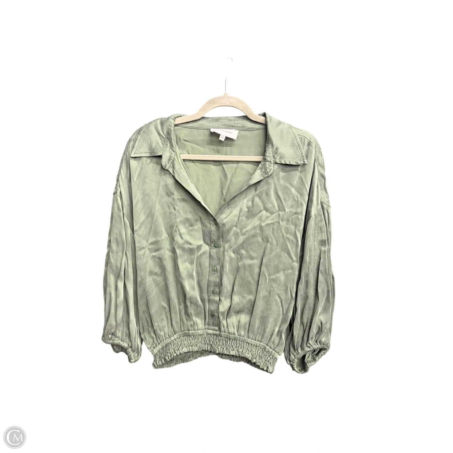 Top Long Sleeve By Dear John In Green, Size: M