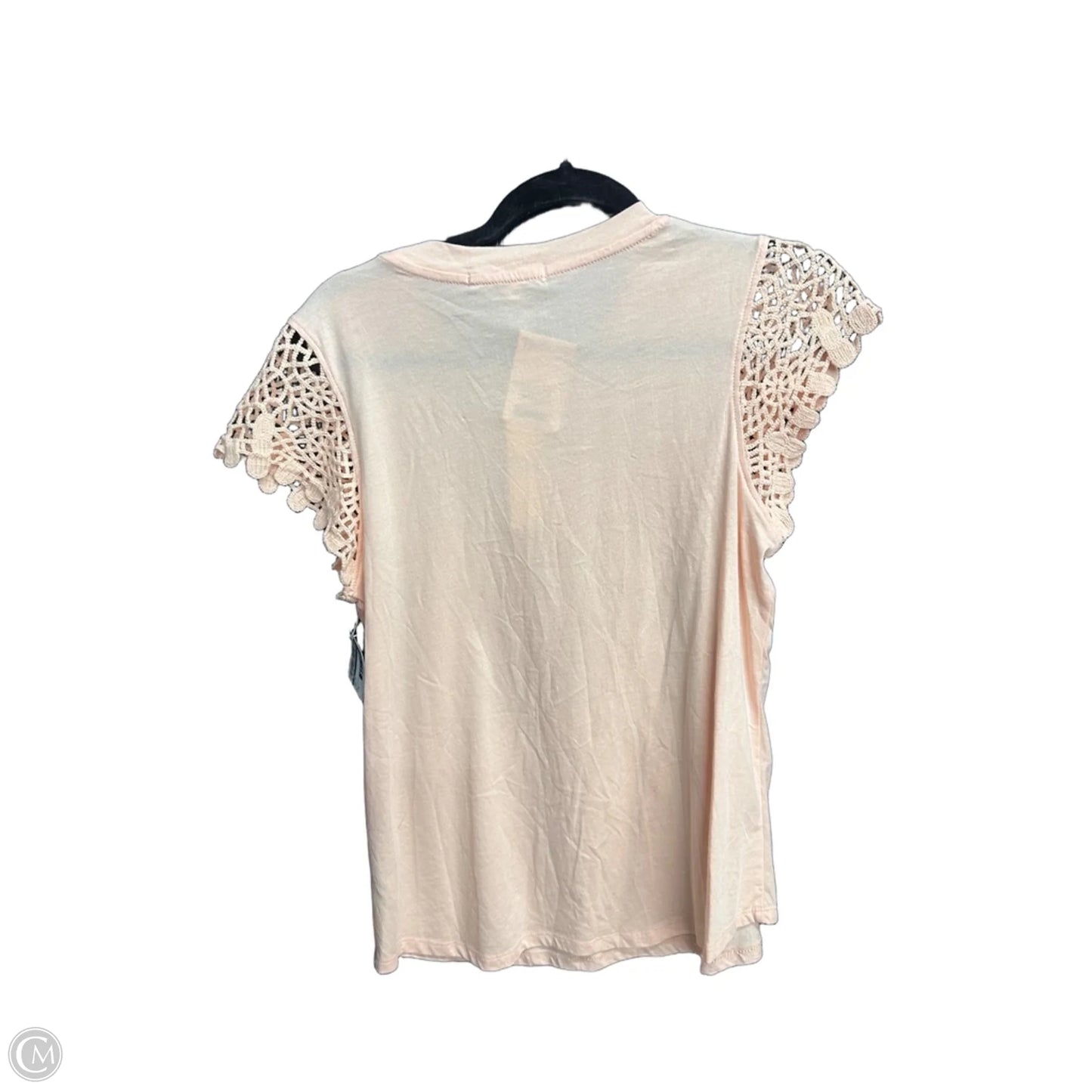Top Short Sleeve By C And C In Coral, Size: S