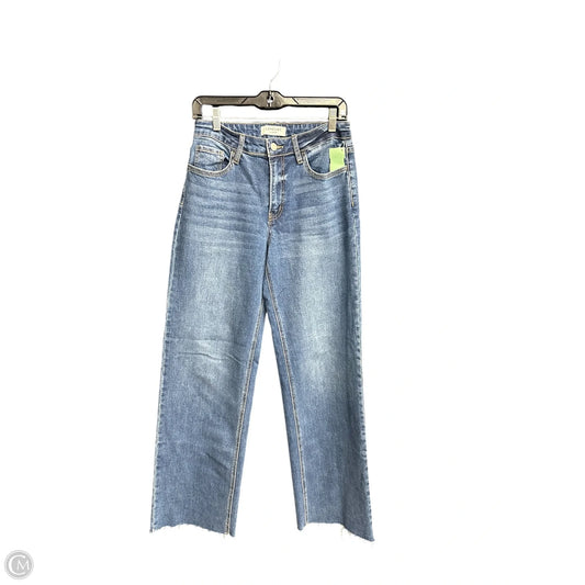 Jeans Wide Leg By Vervet In Blue Denim, Size: 6