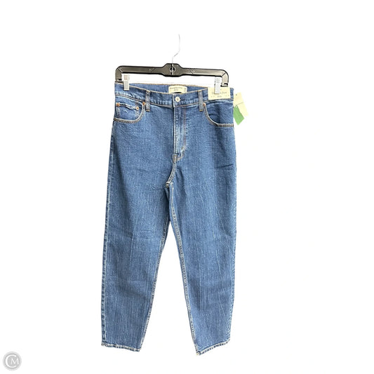 Jeans Straight By Abercrombie And Fitch In Blue Denim, Size: 8