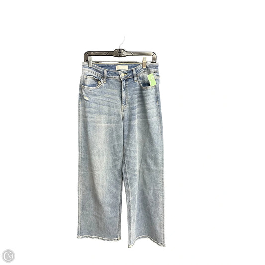 Jeans Wide Leg By Vervet In Blue Denim, Size: 6