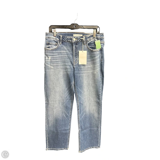 Jeans Straight By Flying Monkey In Blue Denim, Size: 8
