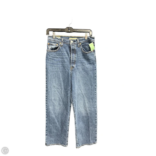 Jeans Straight By Levis In Blue Denim, Size: 6