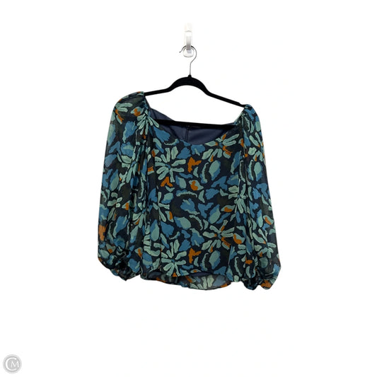 Top Long Sleeve By Lascana In Floral Print, Size: M