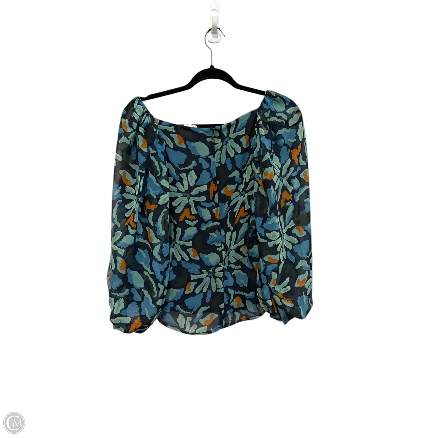 Top Long Sleeve By Lascana In Floral Print, Size: M