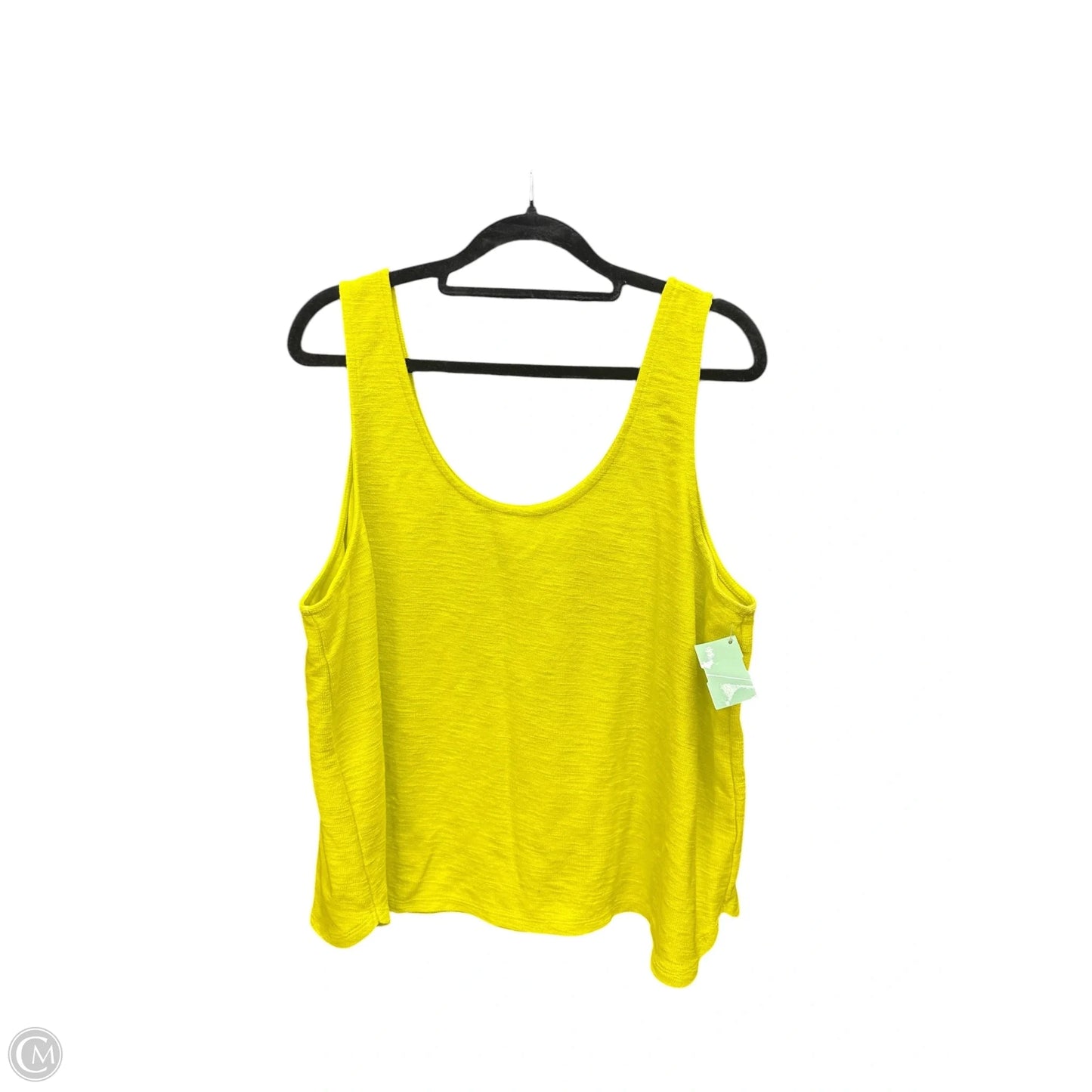 Top Sleeveless By Old Navy In Yellow, Size: L
