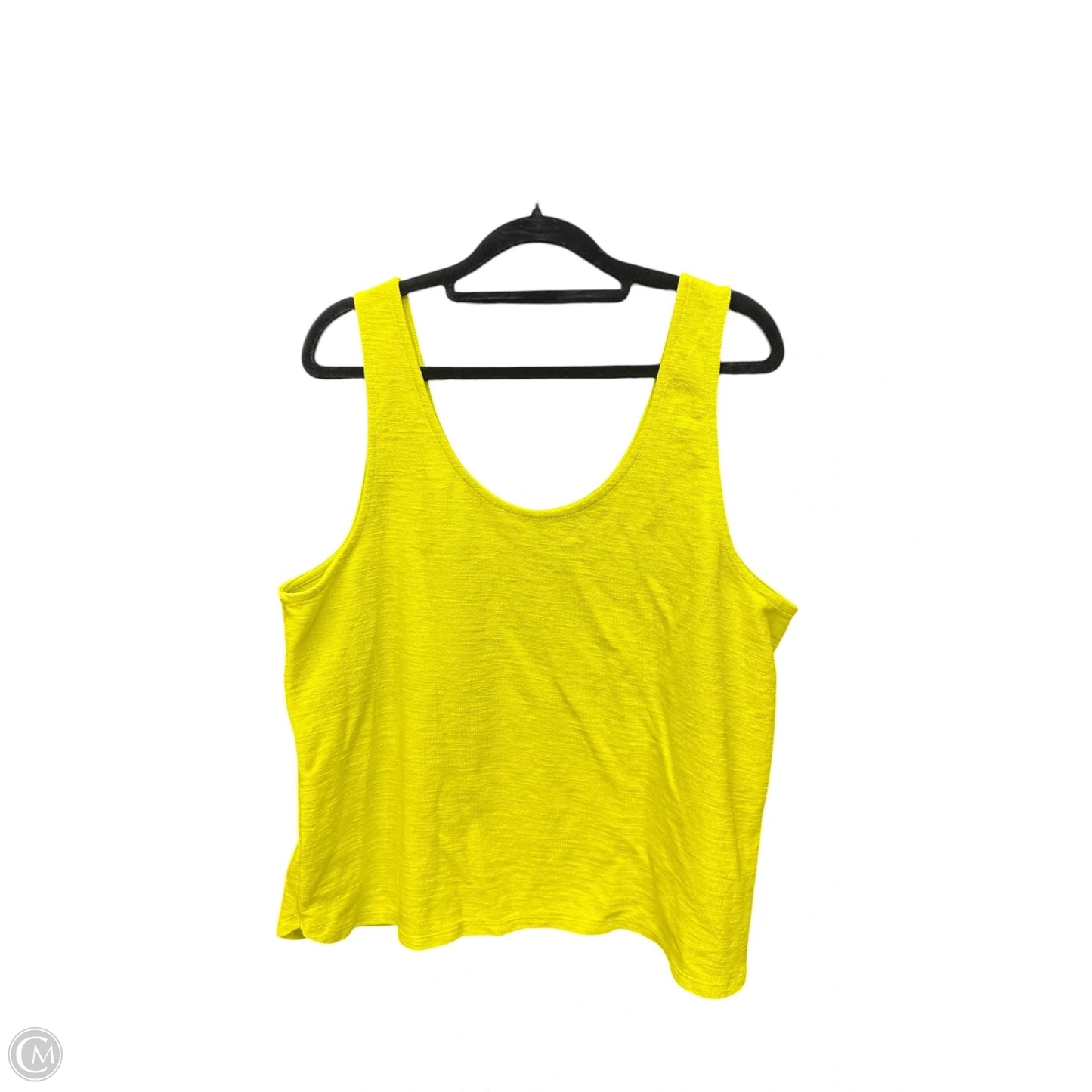Top Sleeveless By Old Navy In Yellow, Size: L