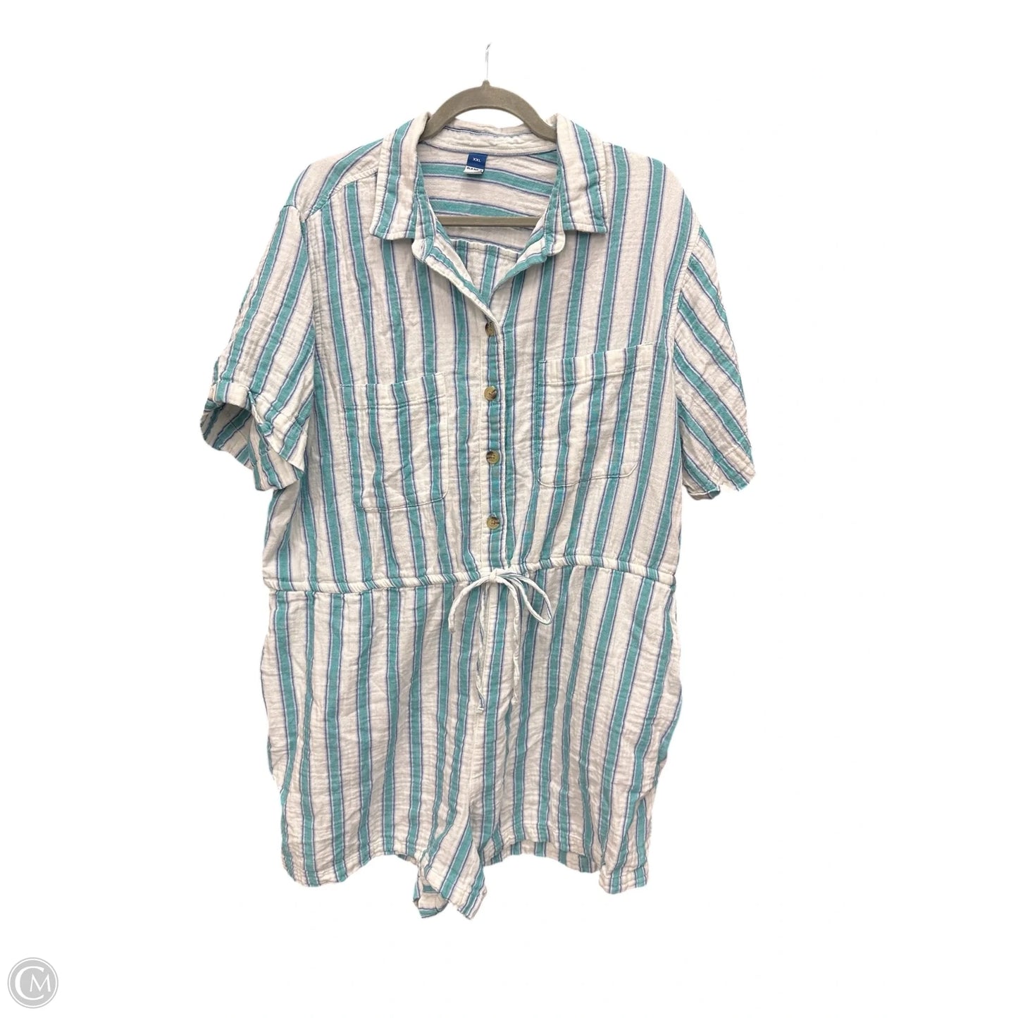 Romper By Old Navy In Striped Pattern, Size: 2x