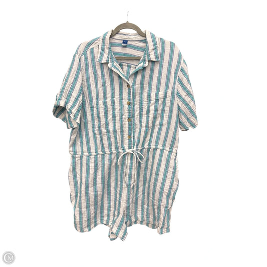 Romper By Old Navy In Striped Pattern, Size: 2x