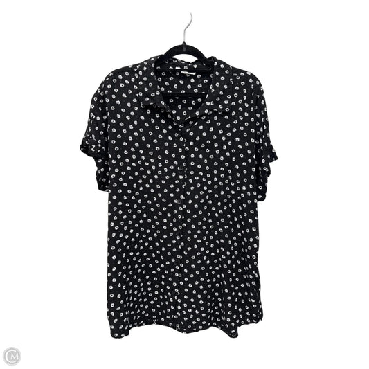Top Short Sleeve By Beachlunchlounge In Floral Print, Size: L