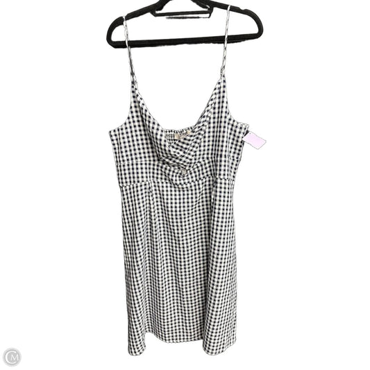 Dress Casual Short By Loft In Checkered Pattern, Size: Xl