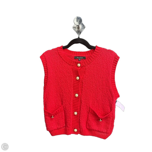 Top Sleeveless By Strut & Bolt In Red, Size: M