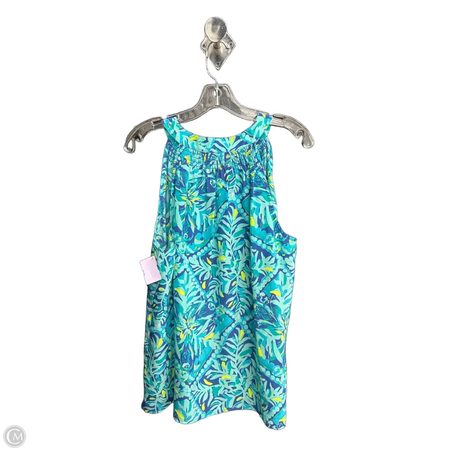 Top Sleeveless Designer By Lilly Pulitzer In Floral Print, Size: L