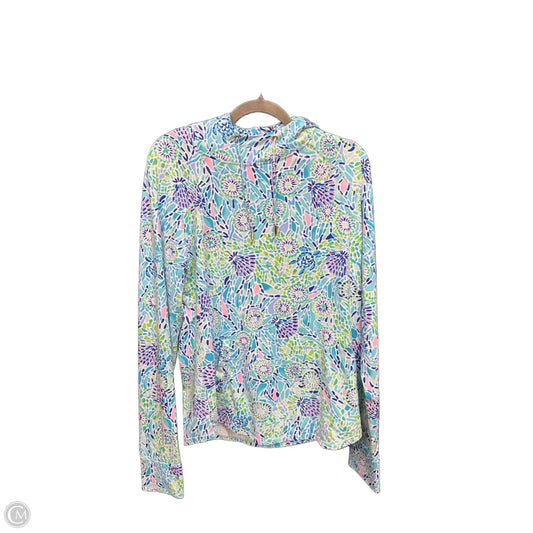 Top Long Sleeve Designer By Lilly Pulitzer In Floral Print, Size: L