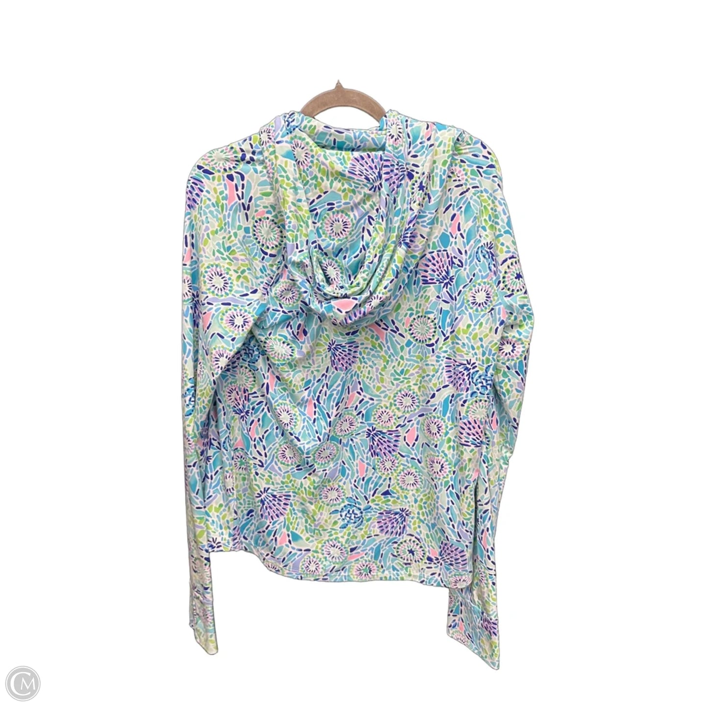 Top Long Sleeve Designer By Lilly Pulitzer In Floral Print, Size: L