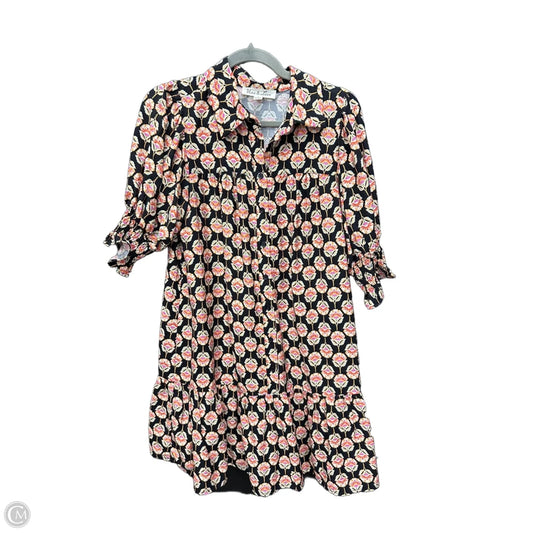 Dress Casual Short By Vine & Love In Floral Print, Size: S