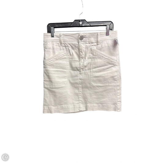 Skirt Mini & Short By Wit & Wisdom In White Denim, Size: 6