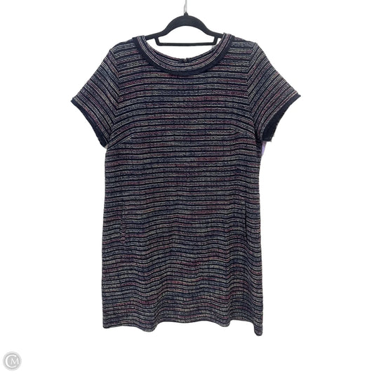 Dress Casual Midi By Loft In Navy, Size: L