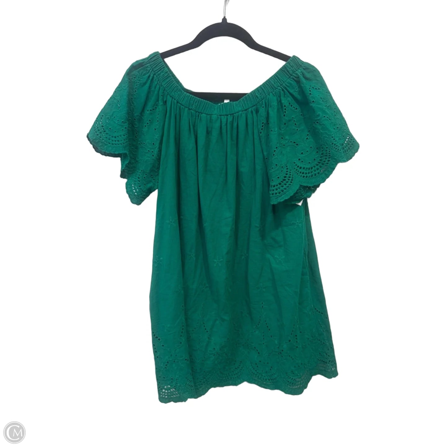 Dress Casual Short By Tcec In Green, Size: L