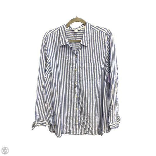 Top Long Sleeve By Old Navy In Tropical Print, Size: Xl