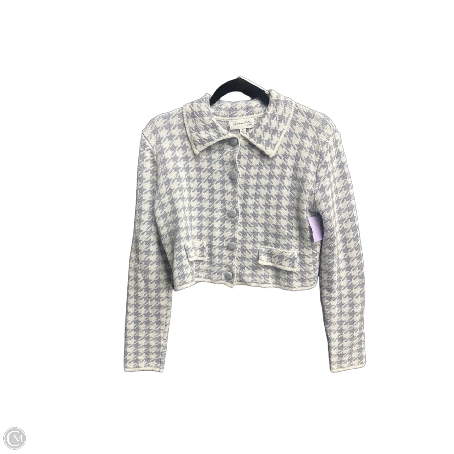 Sweater By Mable In Blue & White, Size: S