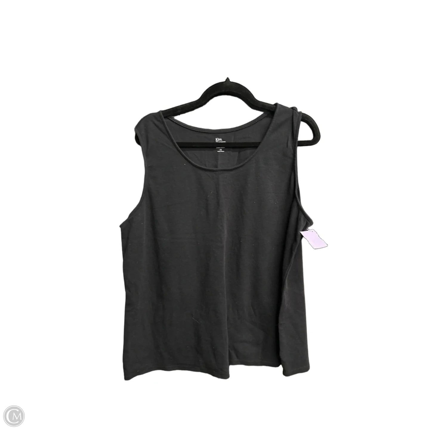 Tank Top By Kim Rogers In Black, Size: Xl