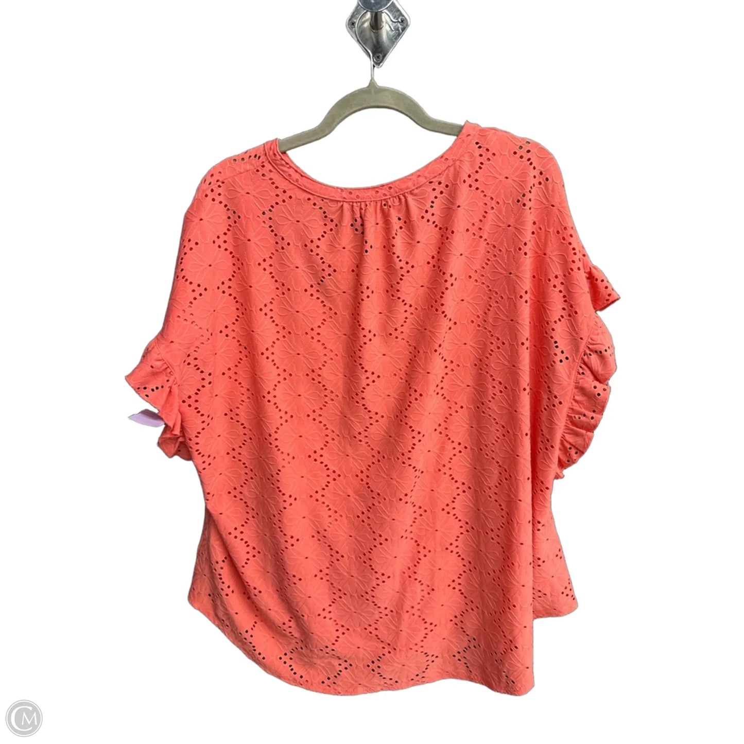 Top Short Sleeve By Ruby Rd In Pink, Size: Xl
