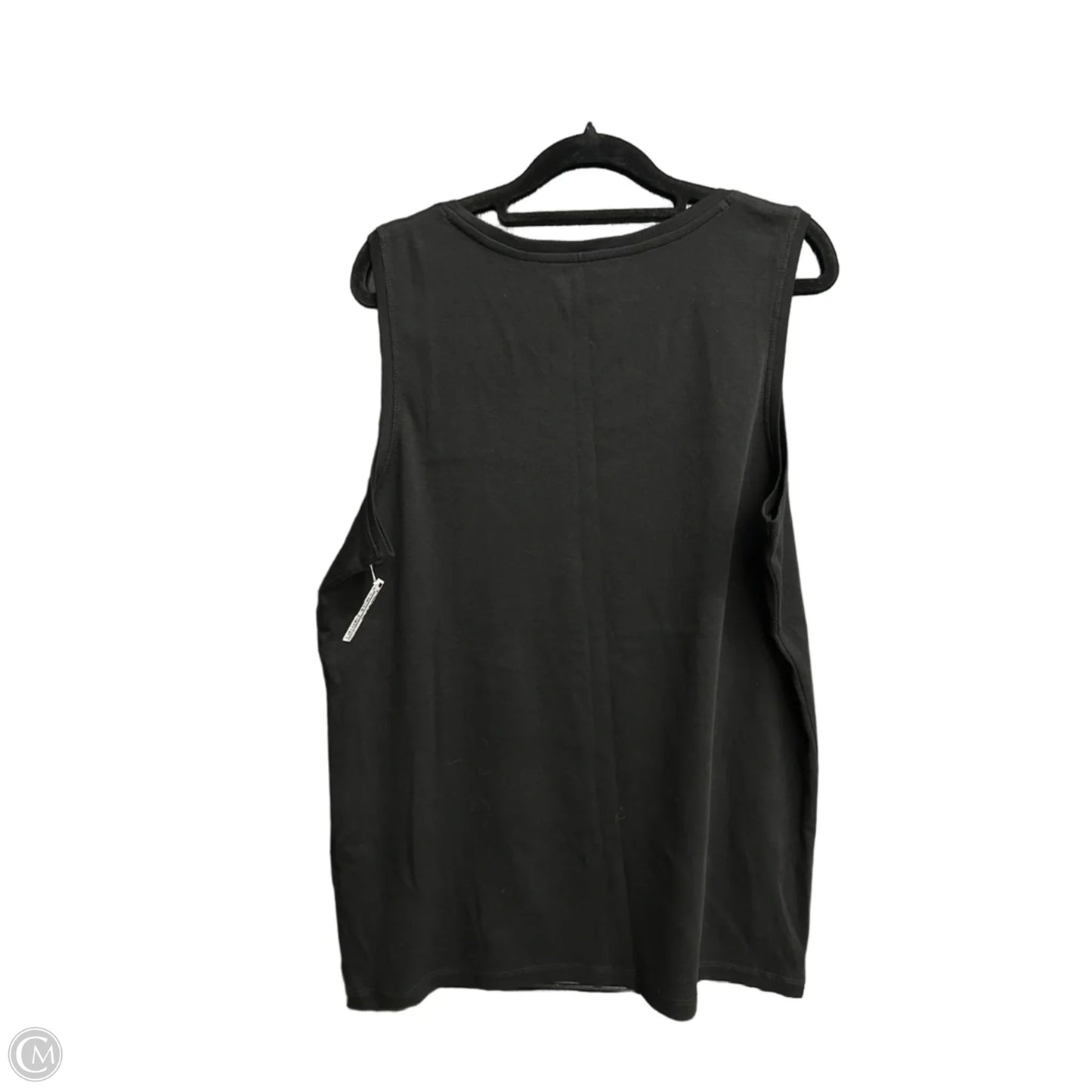 Top Sleeveless By Chicos In Black, Size: Xl