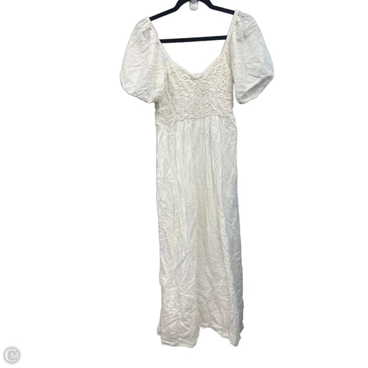 Dress Casual Maxi By Top Shop In Cream, Size: M