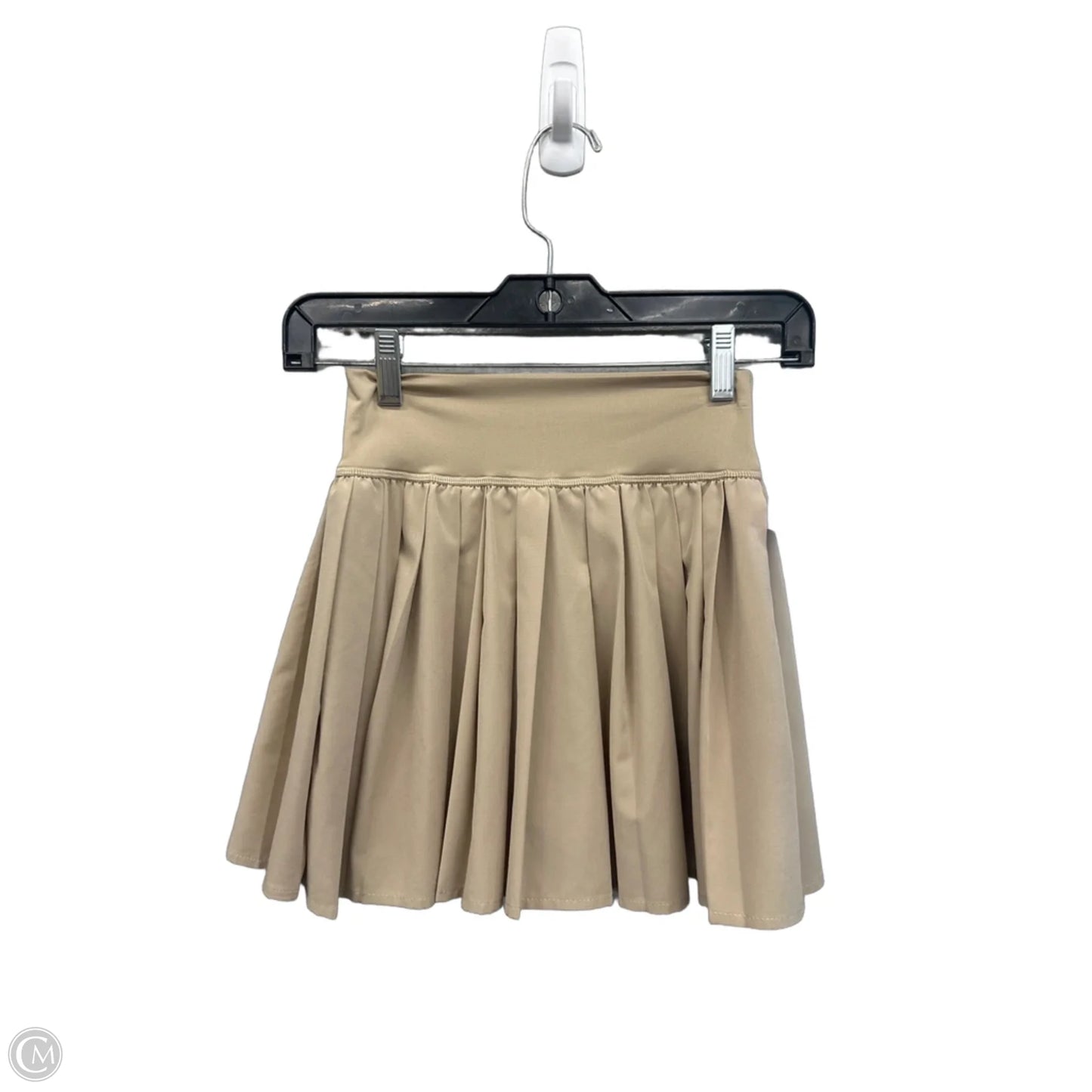 Athletic Skirt By Vanilla Star In Tan, Size: Xs