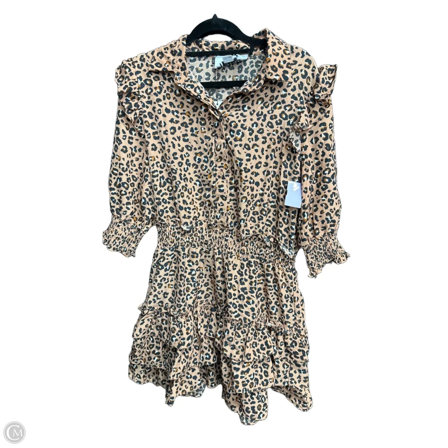 Dress Casual Short By Clothes Mentor In Animal Print, Size: M