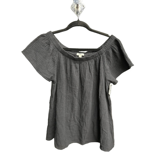 Top Short Sleeve By Dylan In Black, Size: L