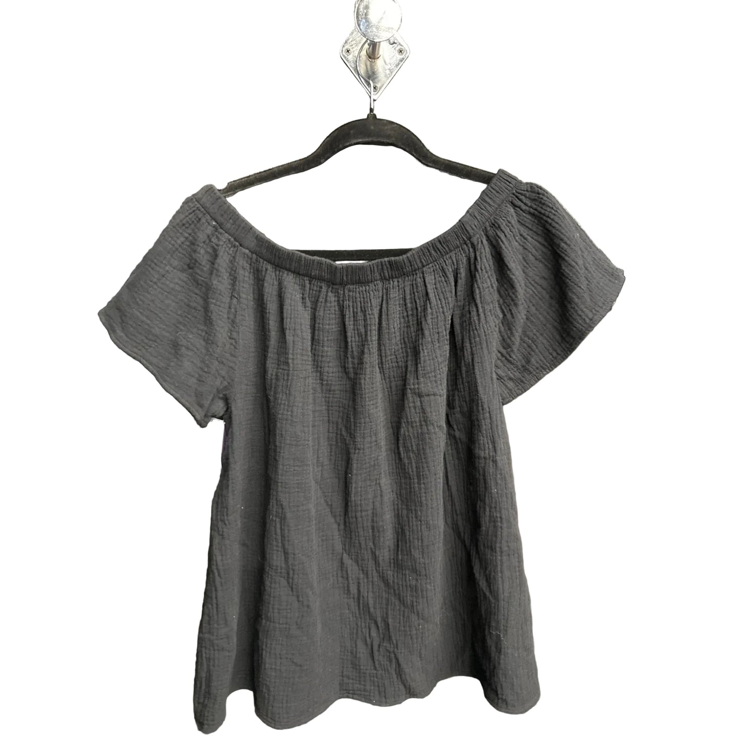 Top Short Sleeve By Dylan In Black, Size: L