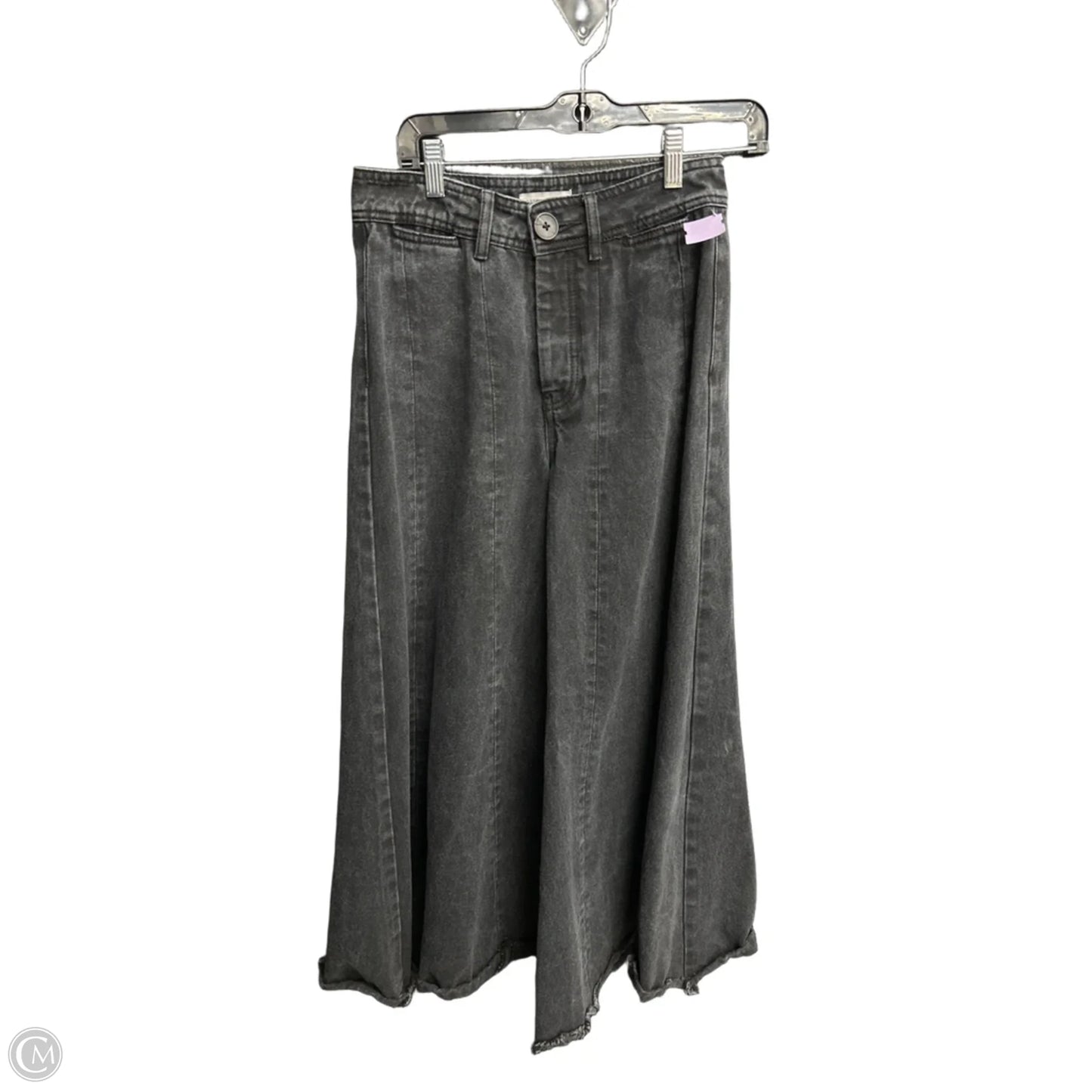 Jeans Flared By Clothes Mentor In Black Denim, Size: 4