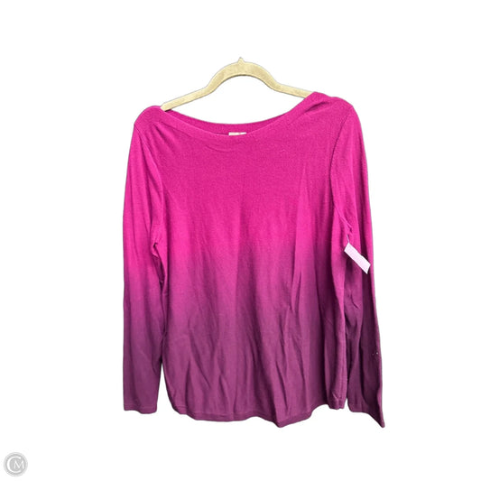 Top Long Sleeve By Chicos In Purple, Size: M